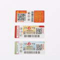 Factory customized high quality variable qr code anti-counterfeiting sticker